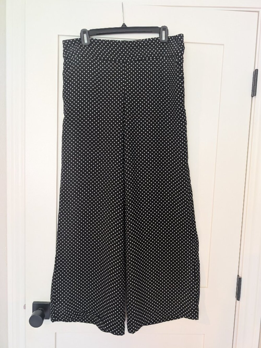 Adrienne Vittadini Wide Leg Polka Dot Trousers - Women's - Size 8 - Picture 4 of 4